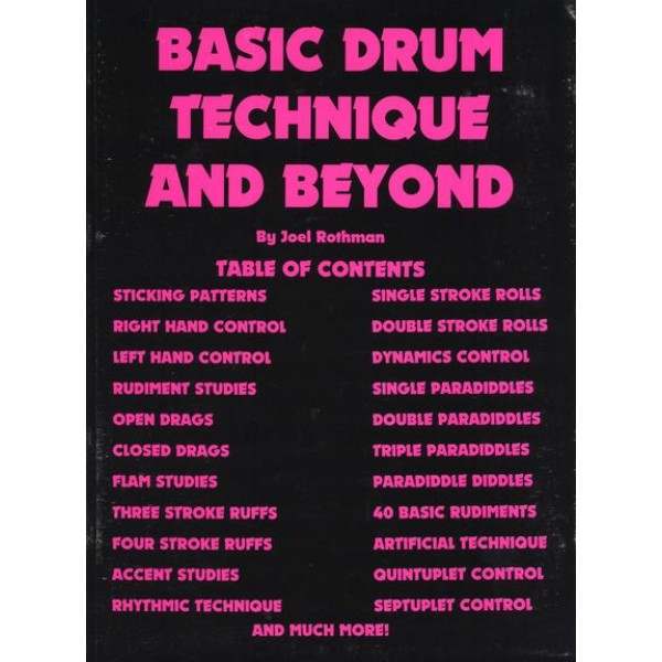 Basic Drum Technique And Beyond Joel Rothman